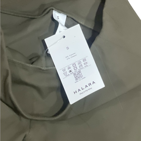 Halara High Waisted Ripped Solid Casual Leggings NWT, Color: Olive - Picture 8 of 8